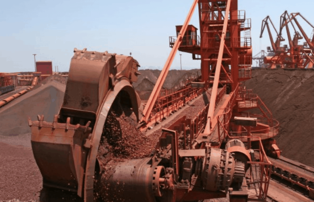 中国铁矿石价格一周内下跌12％ 创一年半来最大跌幅