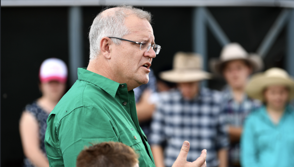 澳洲总理莫里森宣布将拨款一亿澳元帮助昆州受旱灾地区