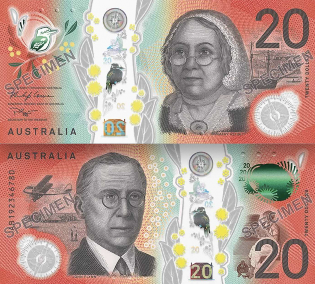 新版20澳元纸币正式发行流通