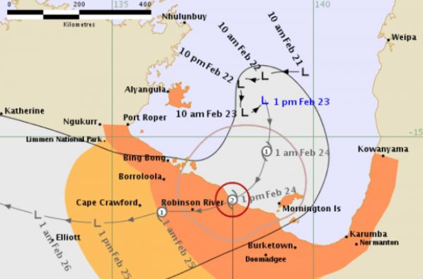 热带气旋即将袭击澳洲，这些地区居民注意避险