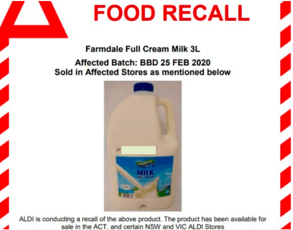 澳大利亚新州又有2款牛奶被下架！最全牛奶召回名单都在这了