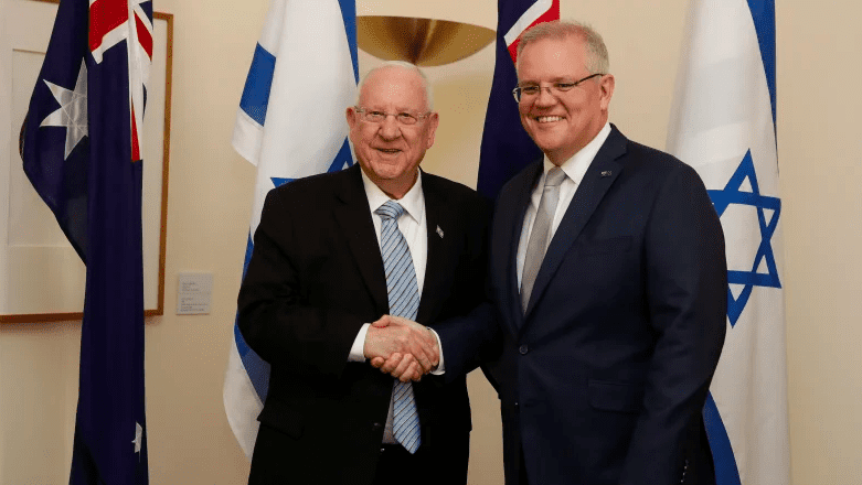 莫里森总理会见来访的以色列总统