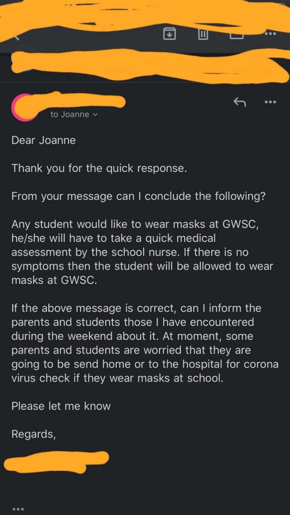 墨尔本华人区公立名校学生在校戴口罩需接受相关检测