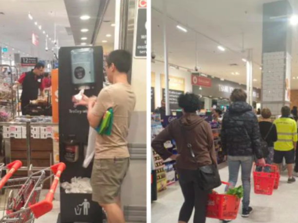 现场混乱不堪！大批顾客疯狂涌入澳洲各大超市，开启抢抢抢模式