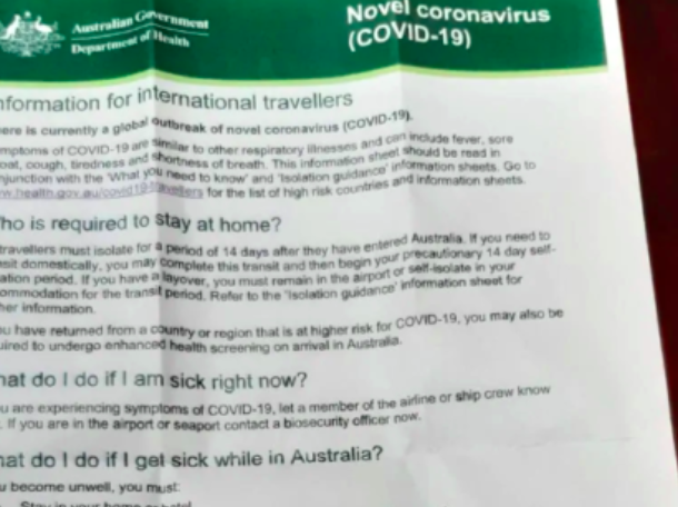澳男抨击悉尼机场检疫过程 从海外返澳竟不需要做任何检查