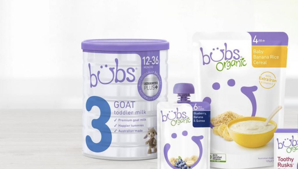 婴儿配方羊奶粉生产商Bubs 加速扩张澳洲本地销售渠道
