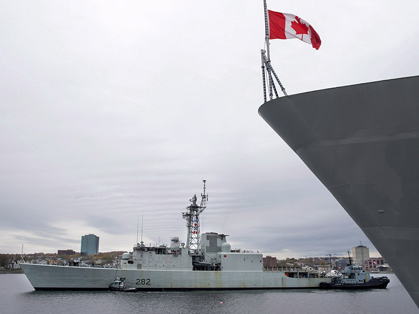 继续升级：加拿大军舰穿越台湾海峡