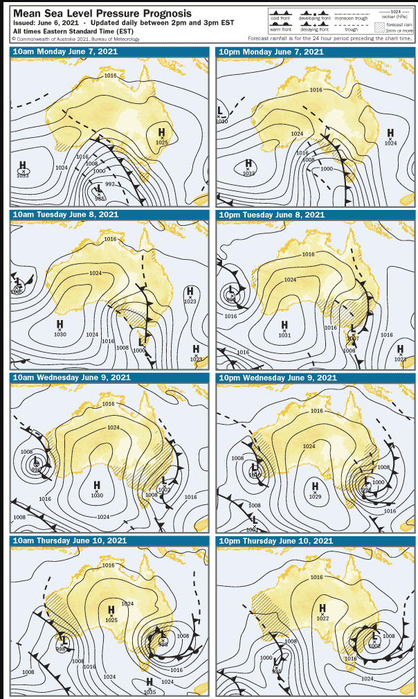 气象局警告：澳洲未来一周的刮风下雨和降雪