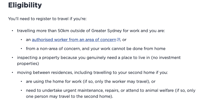 悉尼开放申请14天旅行证，出行50公里外可如此操作