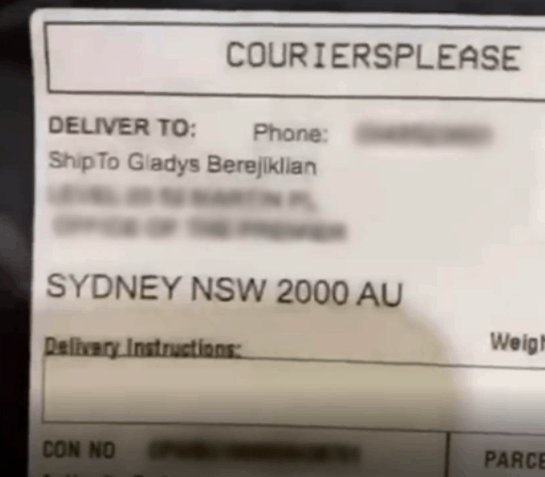 视频疯传！悉尼投递员对州长的包裹有不尊重行为并拍了视频 随后被解雇