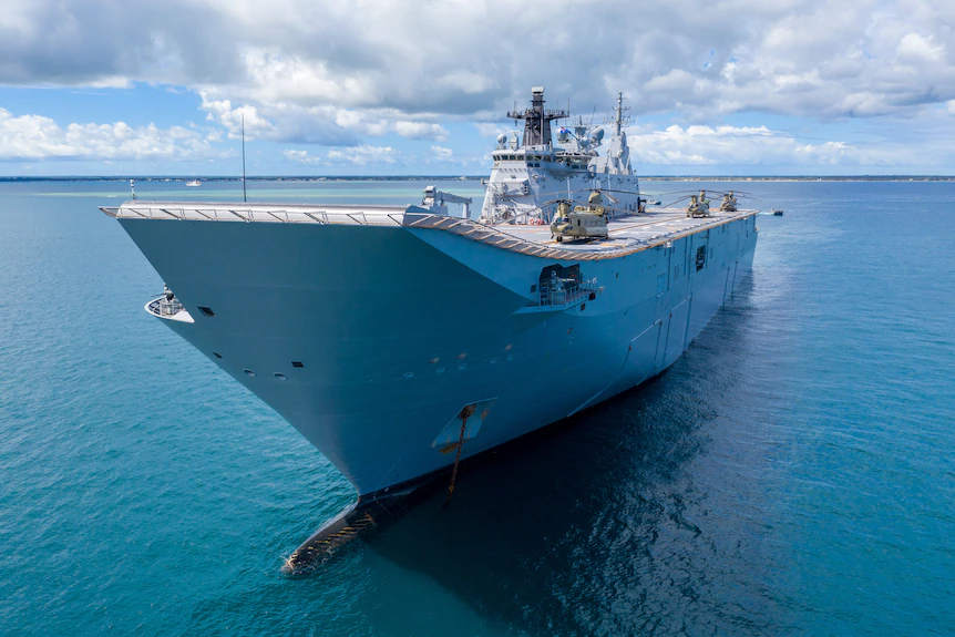 疫情、断电之后，”HMAS 阿德莱德号“ 在汤加可能经历了石棉
