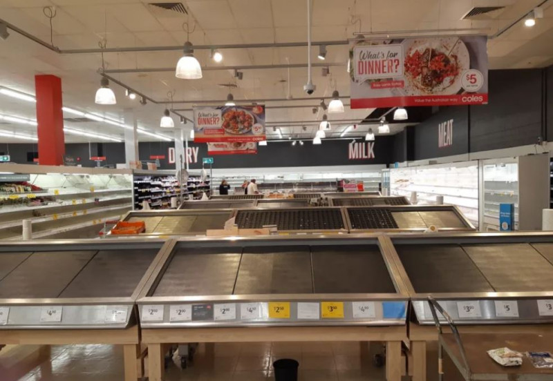 新州昆州灾区超市被抢购一空，多家门店限购或关门！供应短缺恐至少持续一周