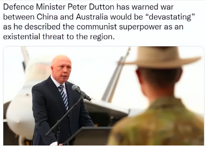 全体警告！他，将把澳洲卷入战争？
