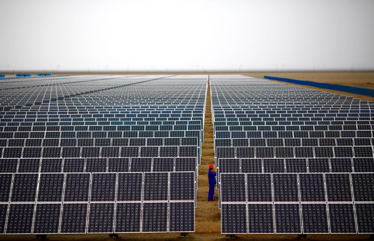 上半年中国太阳能装机量翻了一番多