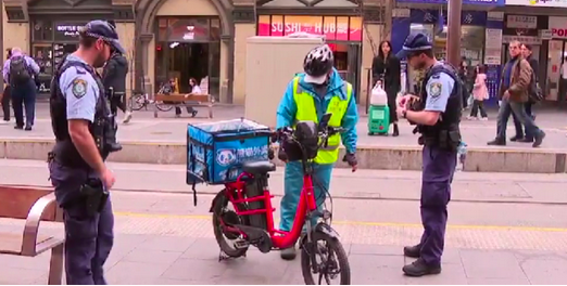 悉尼警方CBD严查非法电动自行车，违者罚款0