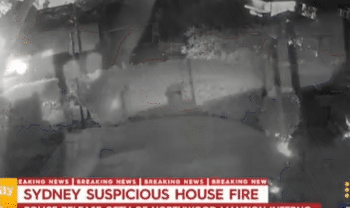 最新！悉尼华人00万豪宅遭蓄意纵火，案发前监控拍到“神秘男子”