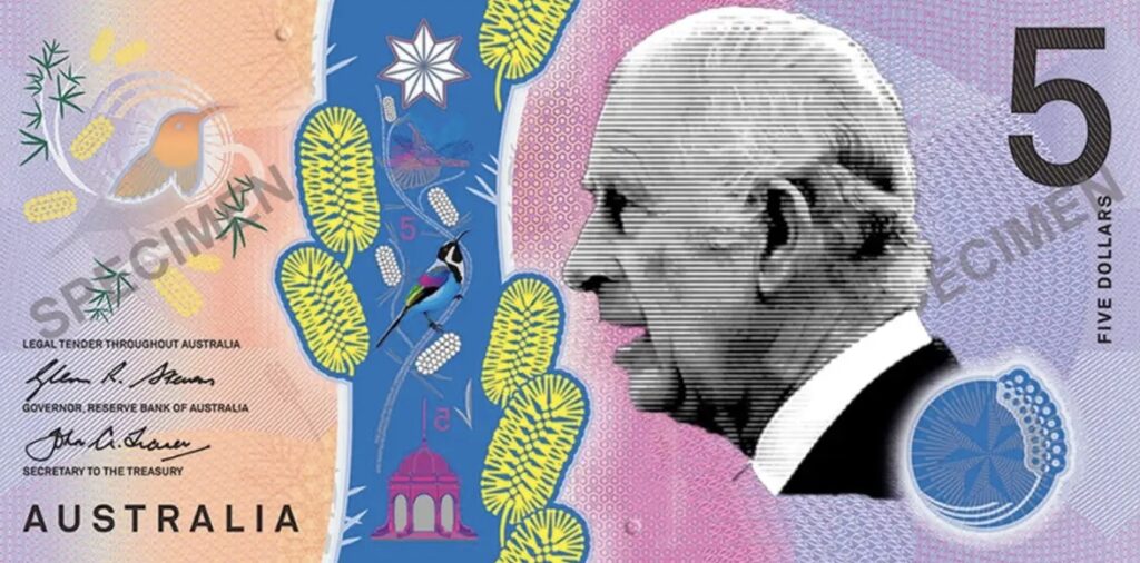 澳洲财长：不着急换澳元纸币上的头像