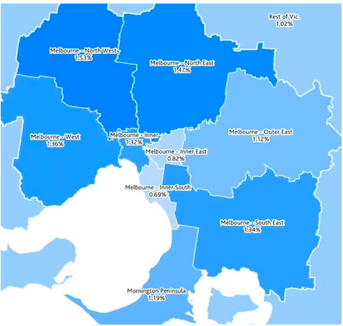 澳洲房贷拖欠地图公布，悉尼西南部成“重灾区”！房价下跌，利率猛涨，还贷者压力山大