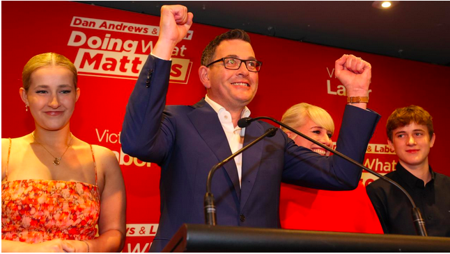 维州大选工党获胜，Andrews发表胜选演讲：“希望总能战胜仇恨”！