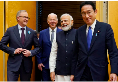 澳美日印四国领导人将在悉尼举行会晤，商讨应对中国影响力