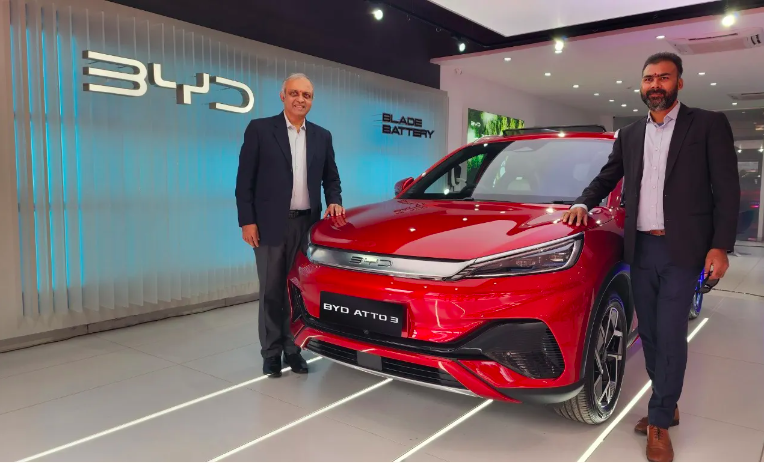 比亚迪今年将在印度推出豪华电动轿车