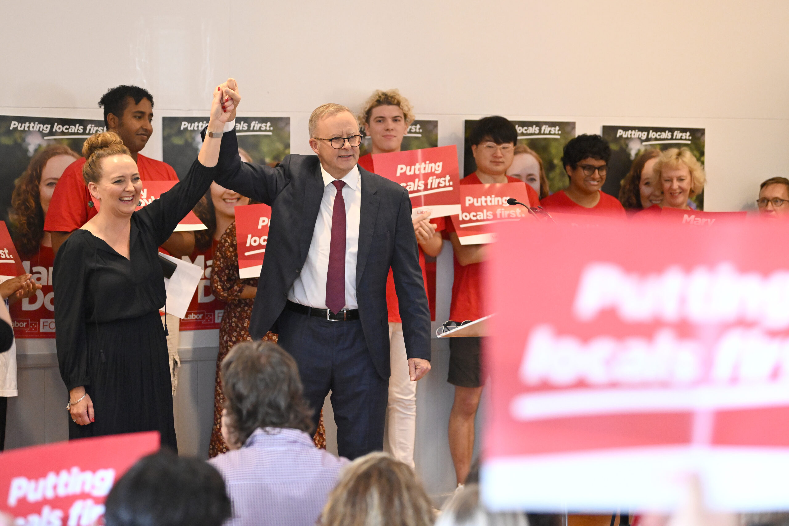 ANTHONY ALBANESE ASTON CAMPAIGN LAUNCH