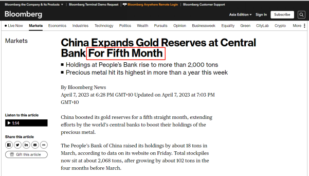 见证历史：全球央行破纪录抢购黄金，美元霸权瓦解正式开始！