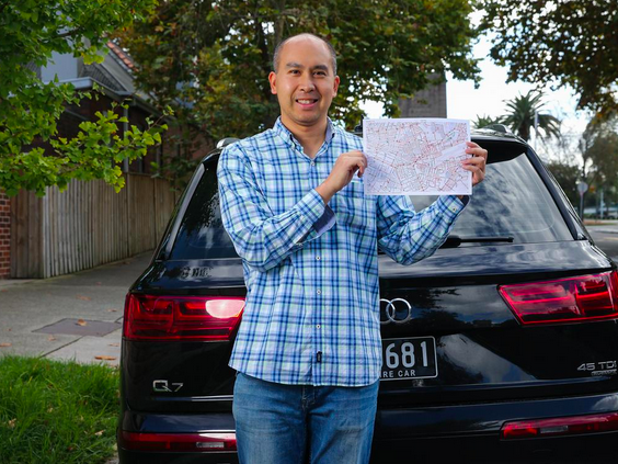 造福司机！悉尼华男手绘多区“停车地图”，大量秘密车位曝光