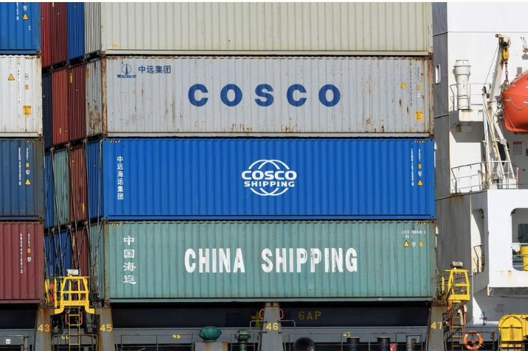 中国远洋海运集团获德国港口码头交易的批准后，股价上涨