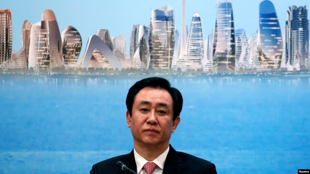 中国开发商恒大披露财务危机导致810亿美元损失