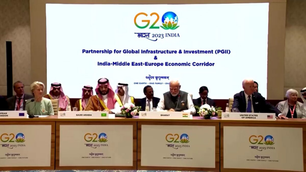 美国，印度，沙特和欧盟在G20边会上公布铁路、港口建设协议