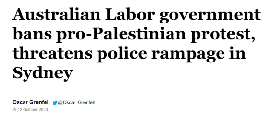 澳大利亚，开始打击制裁巴勒斯坦人！