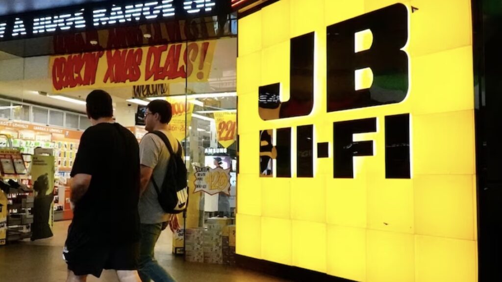 澳洲电子产品零售商JB Hi-Fi销售额超预期